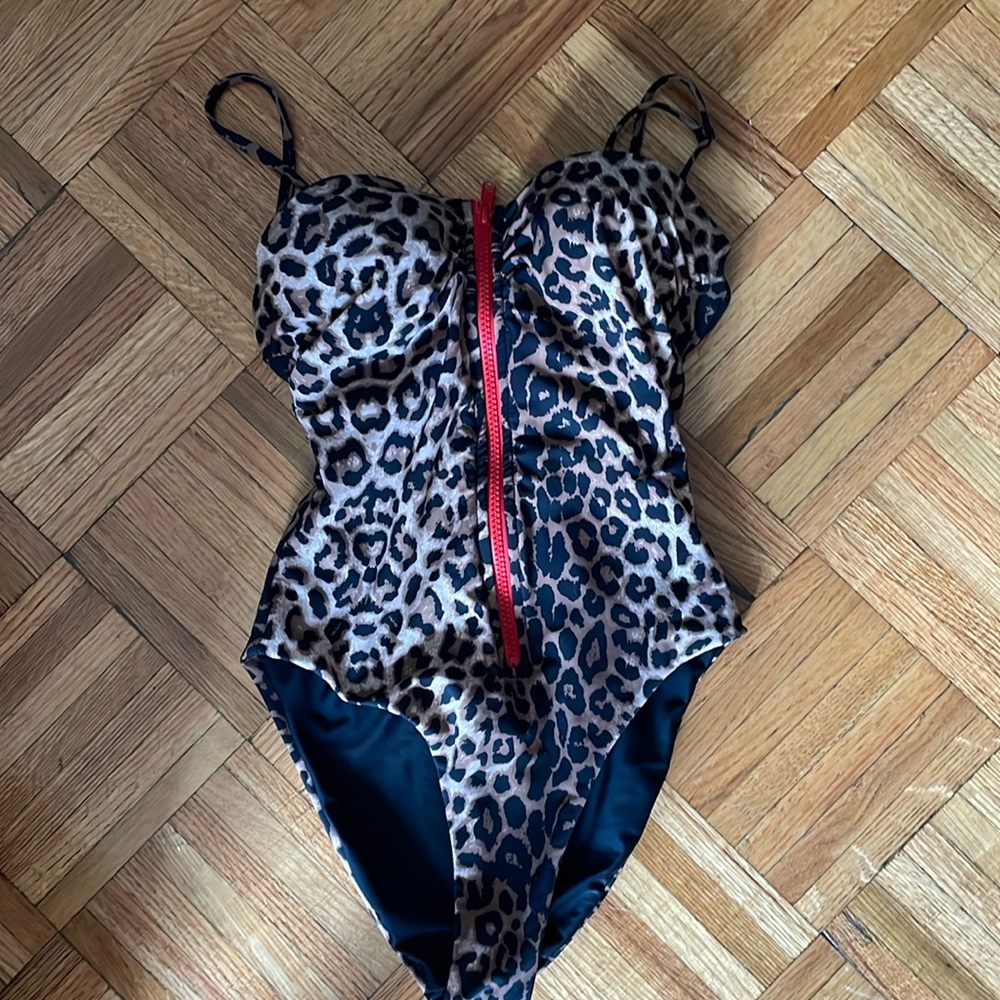 Leopard bathing suit